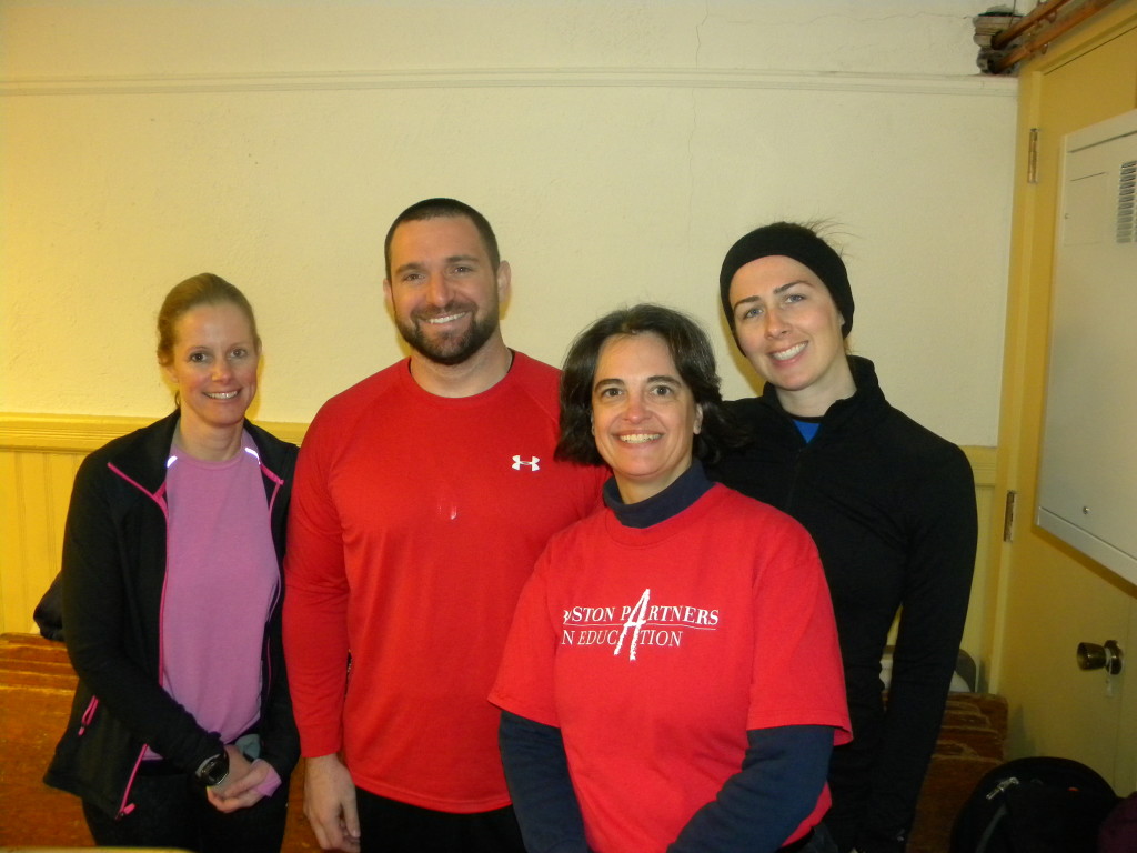 Ruth, Brandon, and Meaghan with Executive Director Pamela Civins 
